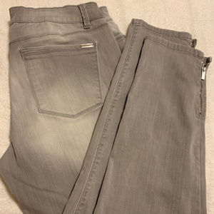 WHBM Grey Skimmer Jeans